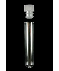 Test Tube, Glass, With Cap 16mm x100mm.