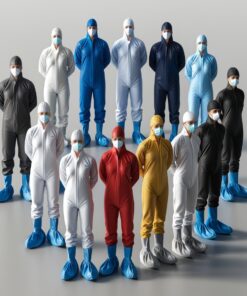 Reusable coveralls white large