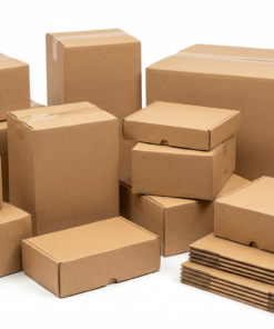 Cardboard sleeves.
