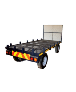 Dicla Trailer Vegetable 2 Ton 2 Axle With Seedling Tray Add On