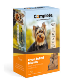 Complete Dog Biscuits Snack-A-Chew R/Lamb Sml 1Kg