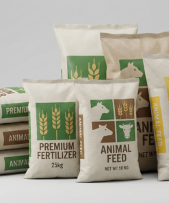Feed Bags. Printed.