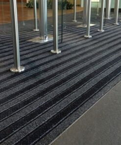 Entrance Mat - Trio Scraper Carpet - 2000 x 200 x 1.3 cm - Grey - PMD060001