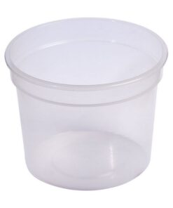 1000ml Take Away Containers - Tub Only - Clear - Pack of 200