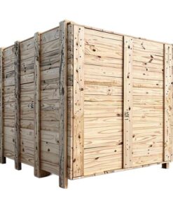 Solid Wooden Box Crate - 4 Way Entry - 50 x 50 x 50cm