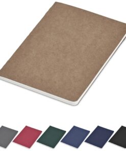 A6 Soft Cover Kraft Notebook – FSC Certified Eco Friendly Paper (80 Lined Pages)