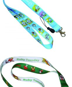 20mm dye sub full + cell Lanyard – Min Order 100 units