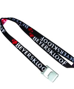 Bottle Opener woven Lanyard – Min Order 100 units