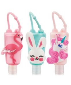 Silicone Hand Sanitizer Holder Including Bottle. Assorted Designs (Min 240 units)