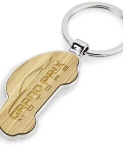 Car Shaped Bamboo Executive Brandable Keyholder