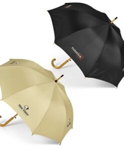 Classic 8 Panel Umbrella With Wooden Hook Handle