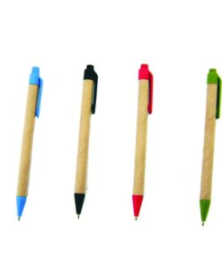 Eco Friendly recycled pen – red trim