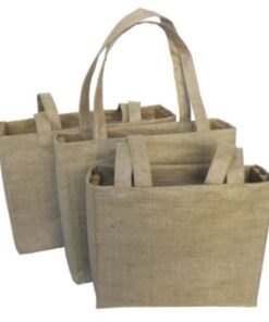 Natural Jute Bag (Medium) – Size: 400mm x 360mm x 100mm – Min Or