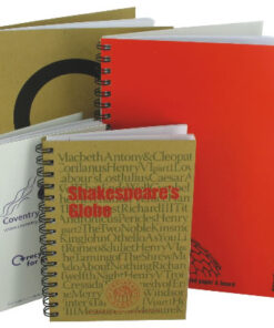 Recycled Box Board Notepad A4, WiroBound, Portait, Plain Pages –