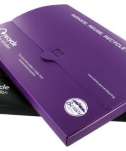 Recycled Polypropylene A4 Document Wallet – Printed 1 Colour – M