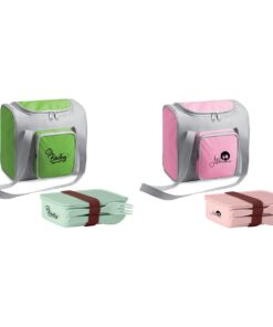Eco Friendly Bamboo Lunch Box & Cooler Bag Gift Set