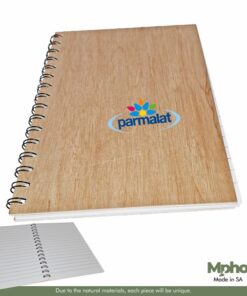 Eco Friendly Wooden A4 Spiral Notebook With Lined Pages – Min 100 Units
