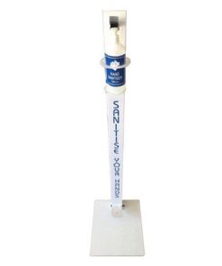 Metal Floor Stand Sanitiser/Sanitizer Dispenser – Foot or Elbow Press – Min 5 units