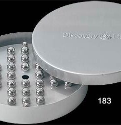 solataire set in round container