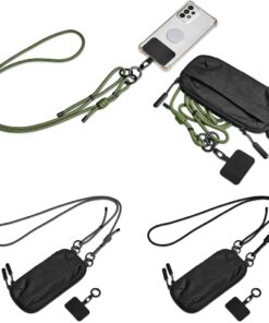 Glam Recycled PET Crossbody Bag & Phone Strap – Suitable All Cell Phones