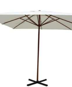 Wooden Patio Umbrella – Avail in: Beige