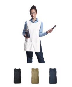 Iris Pinafore With Kangaroo Pocket Divided Into Multiple Compartments