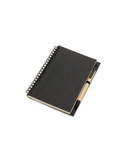 Recycled notebook and ball pen