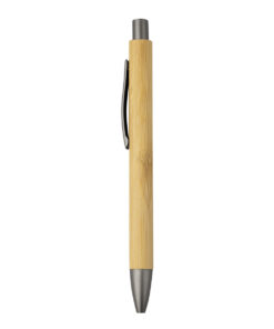 Metal & Bamboo Eco Friendly Ball Pen With Black Ink