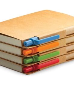 Eco Mini Notebook with Pen – Available many different colours