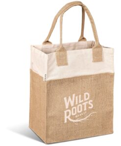Okiyo Eco Friendly Yoshi Jute & Cotton Tote Shopper Bag