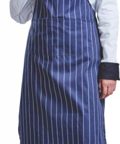 Apron Full Butcher Navy/Stripe