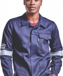 Conti Suit Jacket Acid Flame Resistant. SABS. Navy. Sizes 34 – 54