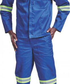 Conti Suit Poly Cotton Reflective Tape Royal Blue. Sizes 34 – 60