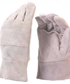 Leather Glove Chrome Double Palm 2.5 inch