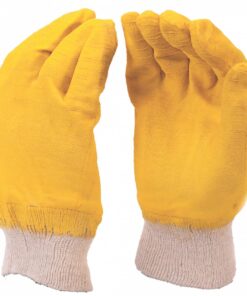 Latex Glove Commarex Fully Dipped Yellow 40Cm