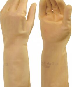 Rubber Glove G31H Natural Unlined M-XL