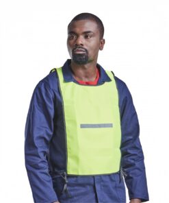 Reflective Solid Bib Lime