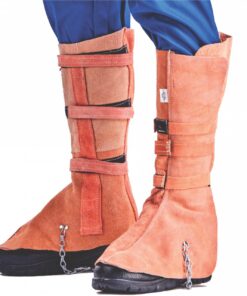 Spat Ankle Chrome Leather & Chain