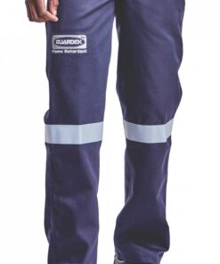 Conti Suit Trousers Guardex Lime Reflective Tape Navy. Sizes 34 – 60
