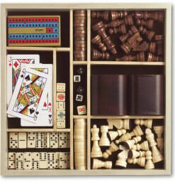 28 Piece Domino Set In Wooden Case