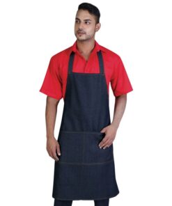 Bib Apron – Avail in: Black, Red, Navy, Denim , White, Khaki