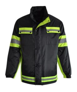 High Visibility Spark Jacket – Avail in: Black/Fluorescent Yellow