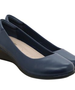 Bata Ladies Closed Slip On Pump – Avail in: Black, Navy