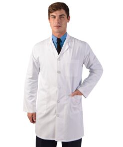 Simon Unisex Coat Long Sleeve – Avail in: White