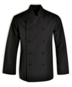 Stanley Unisex Chef Jacket Long Sleeve – Avail in: Black, white