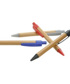 Coloured Bamboo Ball Pen