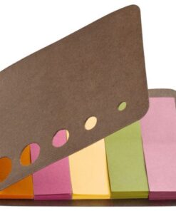 Eco-friendly sticky notes.