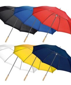 XXL Umbrella with wooden handle. Material: 190T Polyester