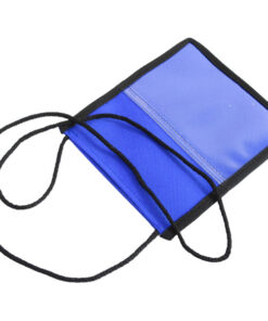 Conference Pouch and Lanyard. Available black, white, red or blue