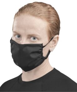 Adult Polycotton Face Mask – Black